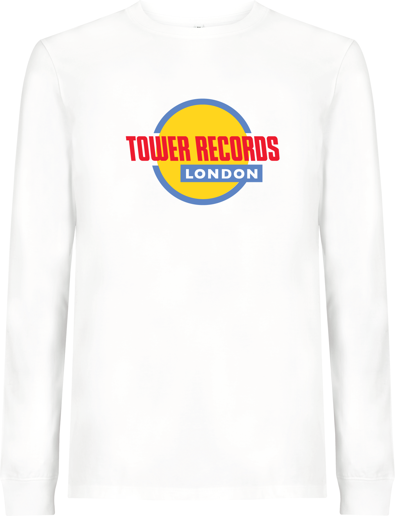 TowerRecordsLondonWhiteLongSleeve