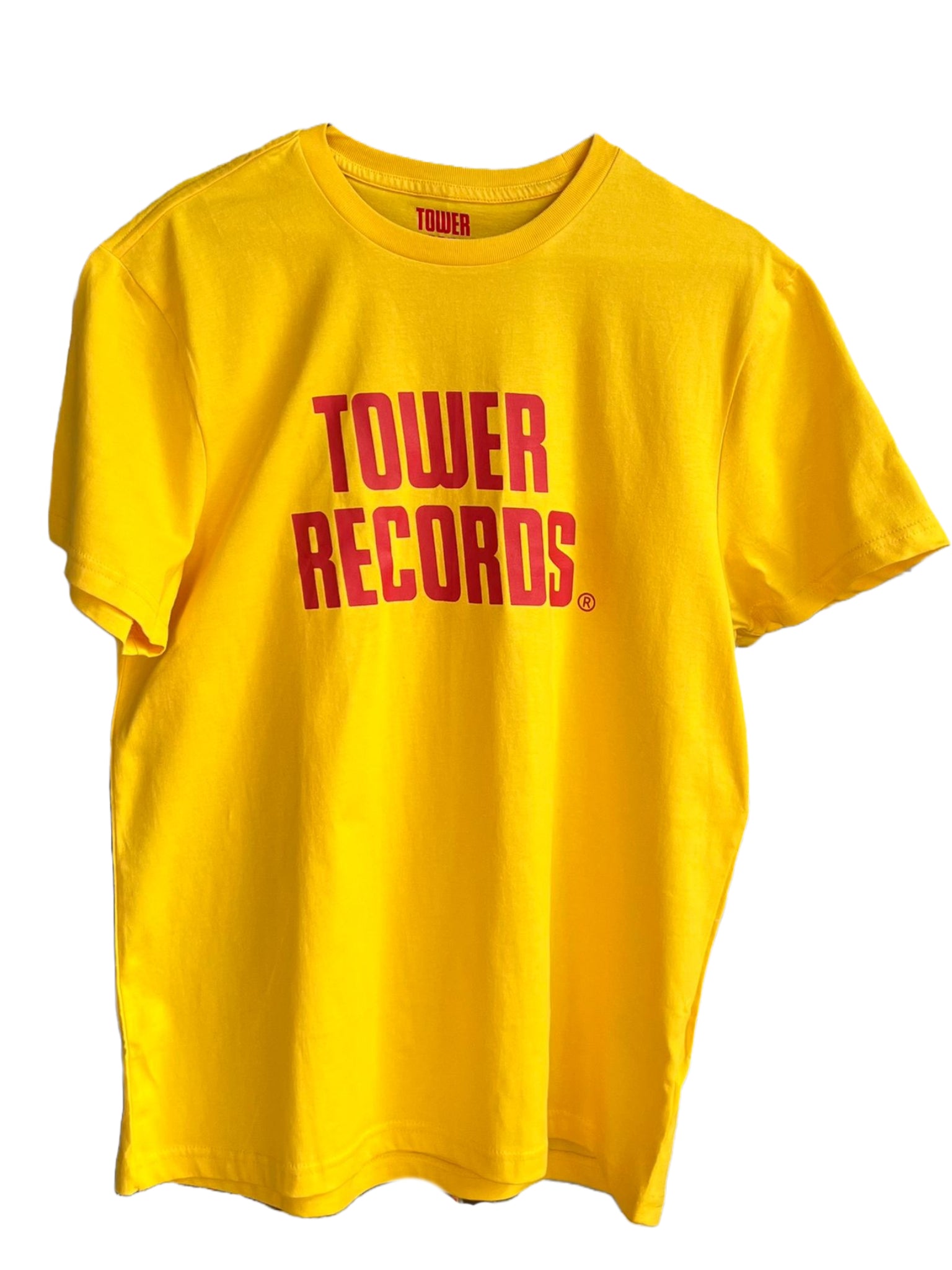 TowerRecordsYellowOrganicShirt